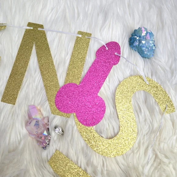 Adult (18+) • Bachelorette "Same Penis Forever" Banner - Picture 2 of 3